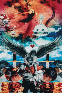 Kanye West - Album Collage 91,5 X 61 Cm in the group OTHER / Merchandise at Bengans Skivbutik AB (5634322)