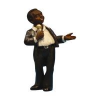 Jazzfigur - Sångare (Höjd Ca 12Cm) in the group MERCHANDISE / Accessoarer /  at Bengans Skivbutik AB (5634912)