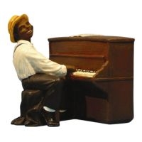 Jazzfigur - Piano (Höjd Ca 12Cm) in the group MERCHANDISE / Accessoarer /  at Bengans Skivbutik AB (5634913)