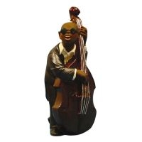 Jazzfigur - Kontrabas (Höjd Ca 12Cm) in the group MERCHANDISE / Accessoarer /  at Bengans Skivbutik AB (5634918)
