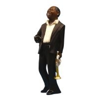 Jazzfigur - Bas Trumpet (Höjd Ca 16,5Cm) in the group MERCHANDISE / Accessoarer /  at Bengans Skivbutik AB (5634921)