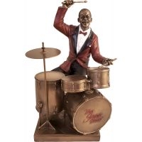 Jazz Statyett - Trummor (Höjd Ca 27Cm) in the group MERCHANDISE / Accessoarer /  at Bengans Skivbutik AB (5634968)