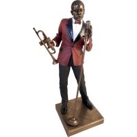 Jazz Statyett - Sångare (Höjd Ca 29Cm) in the group MERCHANDISE / Accessoarer /  at Bengans Skivbutik AB (5634970)