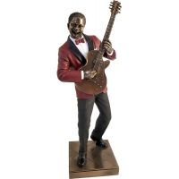 Jazz Statyett - Elgitarr (Höjd Ca 33Cm) in the group MERCHANDISE / Accessoarer /  at Bengans Skivbutik AB (5634972)