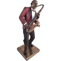Jazz Statyett - Tenorsaxofon (Höjd Ca 24Cm) in the group MERCHANDISE / Accessoarer /  at Bengans Skivbutik AB (5634975)