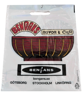 Bengans Plastpåse - Bengans Plastpåse Baldakin in the group MERCHANDISE / Bag /  /  at Bengans Skivbutik AB (5635169)