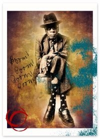 Hooker John Lee - Konsttryck (Storlek Ca 30X40cm) in the group MERCHANDISE / Accessoarer / Blues at Bengans Skivbutik AB (5635309)