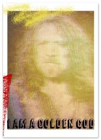 Led Zeppelin - Konsttryck Robert Plant (Ca 30X40cm in the group MERCHANDISE / Accessoarer / Hårdrock at Bengans Skivbutik AB (5635310)