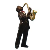 Jazzfigur - Altsaxofon (Höjd Ca 17Cm) in the group MERCHANDISE / Accessoarer /  at Bengans Skivbutik AB (5635316)