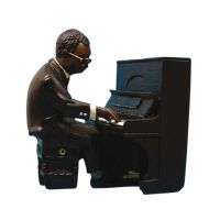 Jazzfigur - Piano (Höjd Ca 13Cm) in the group MERCHANDISE / Accessoarer /  at Bengans Skivbutik AB (5635317)