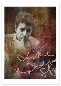 Dylan Bob - Konsttryck (Storlek Ca 30X40cm) in the group MERCHANDISE / Accessoarer / Pop-Rock at Bengans Skivbutik AB (5635658)
