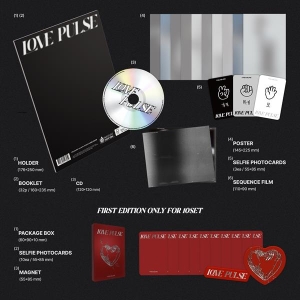 Treasure - Love Pulse in the group Minishops / K-Pop Minishops / TREASURE at Bengans Skivbutik AB (5635683)