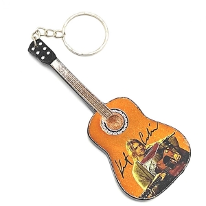 Nirvana - Nyckelring Kurt Cobain (Trä) in the group MERCHANDISE / Accessoarer / Pop-Rock at Bengans Skivbutik AB (5635889)