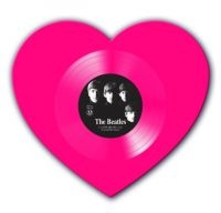 Beatles - Love Me Do (Heart Shaped Pink Vinyl in the group VINYL / Pop-Rock at Bengans Skivbutik AB (5637158)