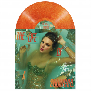 Taylor Swift - The Life Of A Showgirl (Sweat And Vanilla Perfume Portofino Orange Glitter Vinyl) in the group OUR PICKS / Bengans Staff Picks / Nellie recommends at Bengans Skivbutik AB (5637642)
