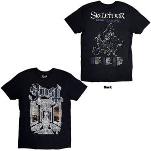 Ghost - Skeleta Album Cover 25 Tour Dates Uni Bl T-Shirt (M) in the group MERCHANDISE / T-shirt / Heavy Metal at Bengans Skivbutik AB (5637657)