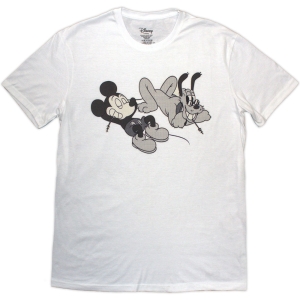 Disney - Mickey & Pluto Relax Uni Wht T-Shirt in the group MERCHANDISE / T-shirt / Film-Musikal at Bengans Skivbutik AB (5637950r)