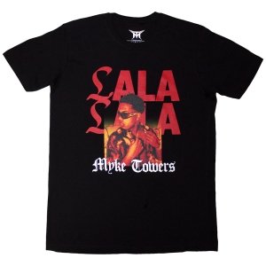 Myke Towers - Lala Uni Bl T-Shirt in the group MERCHANDISE / T-shirt / Hip Hop-Rap at Bengans Skivbutik AB (5637955r)