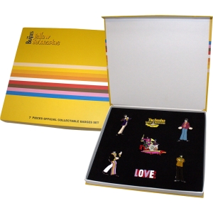 Beatles - Yellow Submarine Band Pin Badge Set in the group MERCHANDISE / Merch / Pop-Rock at Bengans Skivbutik AB (5638289)