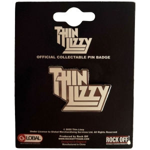 Thin Lizzy - Logo Pin Badge in the group MERCHANDISE / Merch / Hårdrock at Bengans Skivbutik AB (5638425)