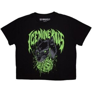 Ice Nine Kills - Wolf Lady Bl Crop Top in the group MERCHANDISE / T-shirt / Hårdrock at Bengans Skivbutik AB (5638758r)