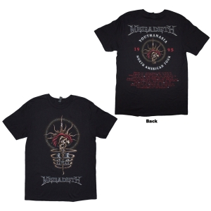 Megadeth - Youthanasia 1995 North American Tour Uni Bl T-Shirt in the group MERCHANDISE / T-shirt / Hårdrock at Bengans Skivbutik AB (5638769r)