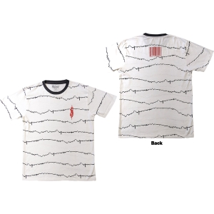 Slipknot - Tesf Tribal-S & Barcode Ringer Uni Wht T-Shirt in the group MERCHANDISE / T-shirt / Hårdrock at Bengans Skivbutik AB (5638796r)