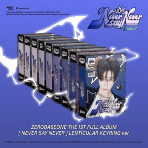 Zerobaseone - Never Say Never (Lenticular Keyring Ver.) (Random Ver.) in the group MERCHANDISE / Merch+Code / Kommande / K-Pop at Bengans Skivbutik AB (5639290)