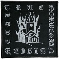 Black Metal - Patch True Norwegian Black Metal (9 in the group MERCHANDISE / Accessoarer / Kommande / Hårdrock at Bengans Skivbutik AB (5639482)