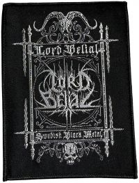 Lord Belial - Patch Swedish Black Metal (13,5 X 1 in the group MERCHANDISE / Accessoarer / Kommande / Hårdrock at Bengans Skivbutik AB (5639485)