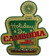 Dead Kennedys - Patch Holiday In Cambodia (11,4 X 1 in the group MERCHANDISE / Accessoarer / Kommande / Pop-Rock at Bengans Skivbutik AB (5639488)