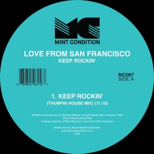 Love From San Francisco - Keep Rockin' in the group VINYL / Upcoming releases / Elektroniskt at Bengans Skivbutik AB (5640244)