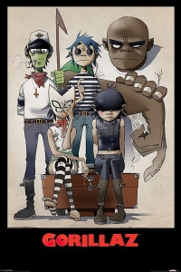 Gorillaz - Family 91,5 X 61 Cm in the group OTHER / BW-Poster at Bengans Skivbutik AB (5640251)