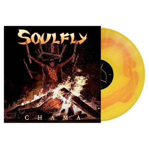 Soulfly - Chama (Yellow/Orange Corona Vinyl LP) in the group VINYL / Upcoming releases / Hårdrock at Bengans Skivbutik AB (5640957)