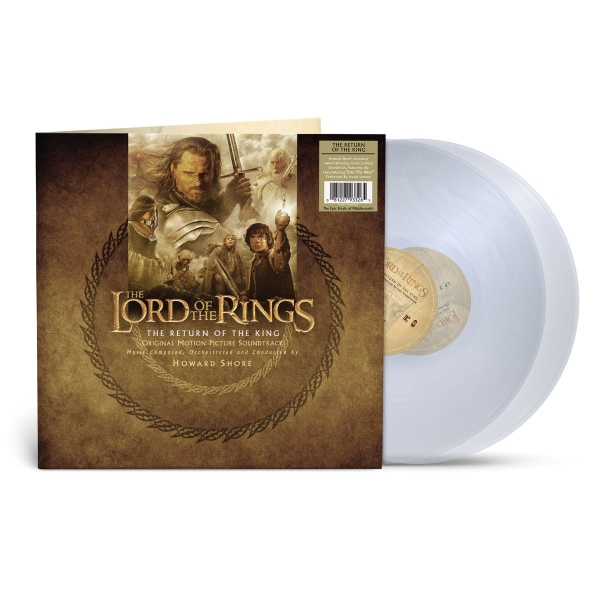 Howard Shore - The Lord Of The Rings: The Return Of The King (Clear 2Lp) in the group VINYL / Film-Musikal at Bengans Skivbutik AB (5640979)