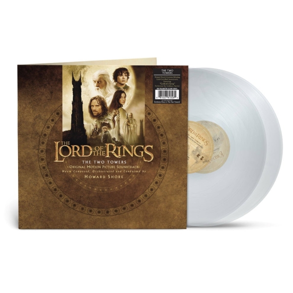 Howard Shore - The Lord Of The Rings: The Two Towers (Clear 2Lp) in the group VINYL / Film-Musikal at Bengans Skivbutik AB (5640980)