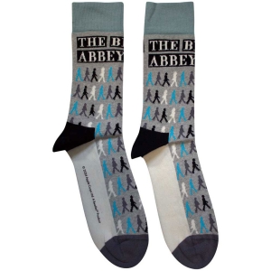 Beatles  - Abbey Road Colours Crossing Repeat Uni Grey Socks (Eu 36-40) in the group MERCHANDISE /  /  at Bengans Skivbutik AB (5641744)
