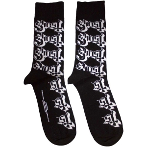 Ghost - Logo Pattern Uni Bl Socks (Eu 36-40) in the group OTHER / BW-Socks at Bengans Skivbutik AB (5641774)
