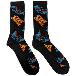 Ozzy Osbourne - Logos & Bats Uni Bl Socks (Eu 36-40) in the group MERCHANDISE /  /  at Bengans Skivbutik AB (5641798)