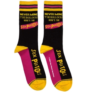 Sex Pistols - Nmtb Stripes Uni Bl Socks (Eu 36-40) in the group MERCHANDISE /  /  at Bengans Skivbutik AB (5641825)