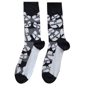 Wu Tang Clan - Logos Monochrome Uni Bl Socks (Eu 36-40) in the group OTHER / BW-Socks at Bengans Skivbutik AB (5641828)