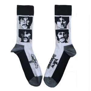 Beatles - Yellow Submarine Sea Of Science Faces Mono Uni Wht Socks (Eu 36-40) in the group MERCHANDISE /  /  at Bengans Skivbutik AB (5641835)