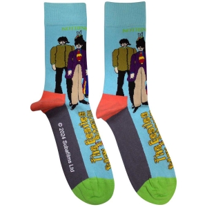 Beatles - Yellow Submarine Sub & Band Uni Lht Blue Socks (Eu 36-40) in the group MERCHANDISE /  /  at Bengans Skivbutik AB (5641838)