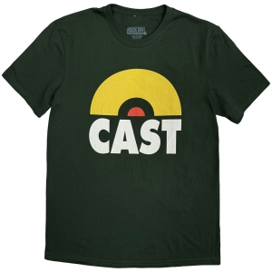 Cast - Classic Logo Uni Green T-Shirt in the group MERCHANDISE / T-shirt / Nyheter / Pop-Rock at Bengans Skivbutik AB (5642461r)