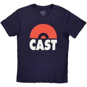 Cast - Classic Logo Uni Navy T-Shirt in the group MERCHANDISE / T-shirt / Nyheter / Pop-Rock at Bengans Skivbutik AB (5642462r)
