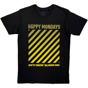 Happy Mondays - You're Twistin' My Melon Man Uni Bl T-Shirt in the group MERCHANDISE / T-shirt / Nyheter / Pop-Rock at Bengans Skivbutik AB (5642463r)
