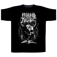 Morbid Angel - T/S Horned Skull (L) in the group OTHER / Kommande - alla format at Bengans Skivbutik AB (5642804)