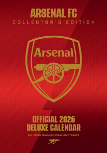 Arsenal Fc  - 2026 A3 Deluxe Calendar in the group MERCHANDISE /  /  /  at Bengans Skivbutik AB (5642858)