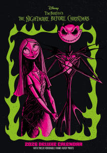 The Nightmare Before Christmas  - 2026 A3 Deluxe Calendar in the group MERCHANDISE /  /  /  at Bengans Skivbutik AB (5642866)