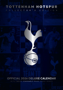 Tottenham Hotspur Fc  - 2026 A3 Deluxe Calendar in the group MERCHANDISE /  /  /  at Bengans Skivbutik AB (5642868)